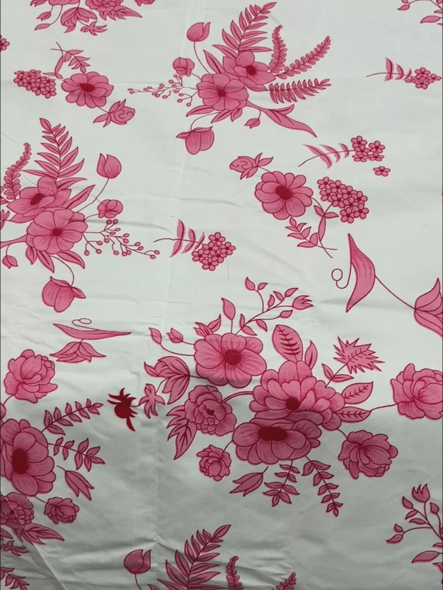 Pure Decor Polycotton Queen Size Double Bedsheet