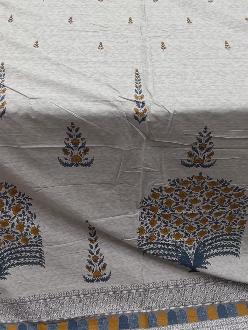 Pure Decor Pure Cotton King Size Double Bedsheet