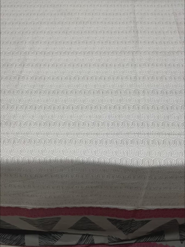 Pure Decor Pure Cotton King Size Double Bedsheet