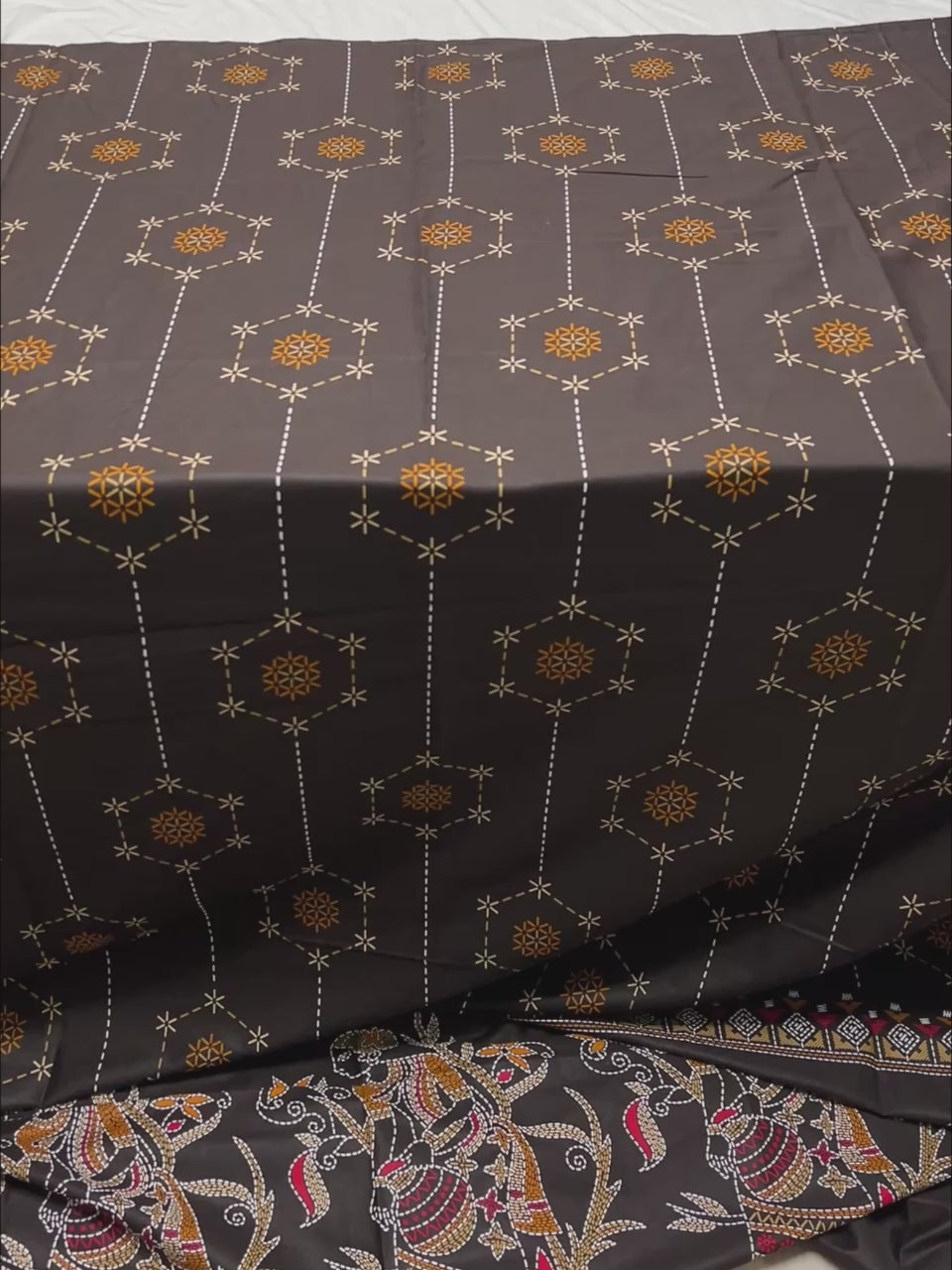 Pure Decor Pure Cotton King Size Double Bedsheet