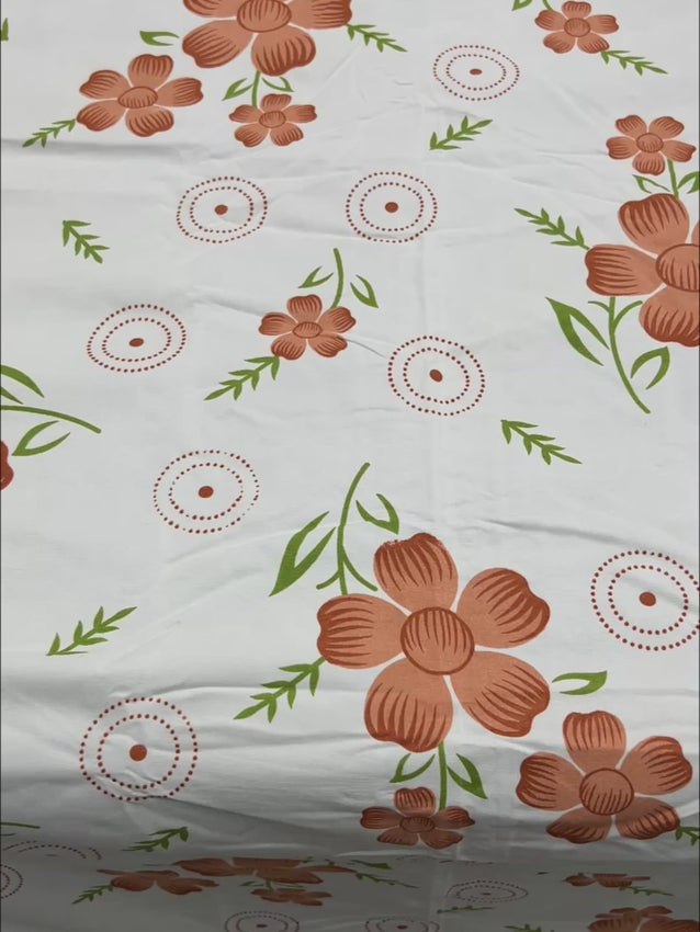 Pure Decor Polycotton Queen Size Double Bedsheet