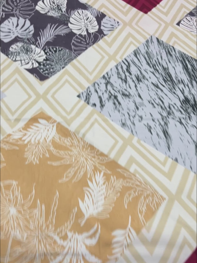 Pure Decor Polycotton Queen Size Double Bedsheet