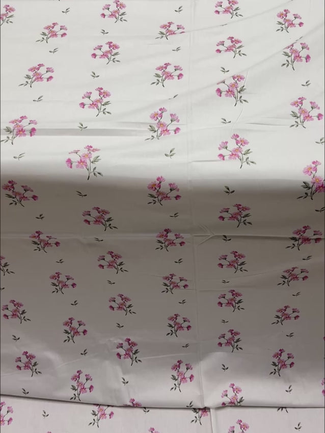 Pure Decor Pure Cotton Queen Size Double Bedsheet
