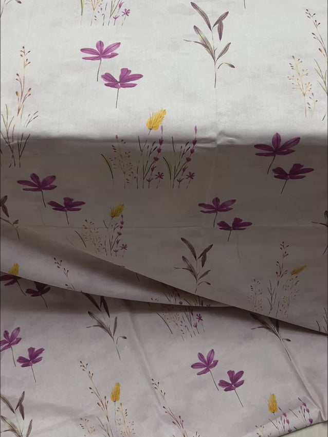 Pure Decor Pure Cotton King Size Double Bedsheet