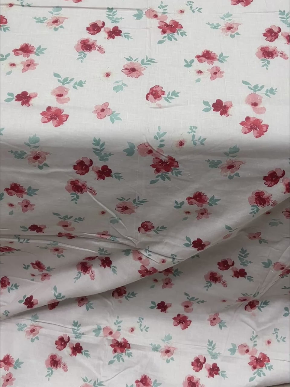 A-4935 - Pure Cotton Single Size 180 TC Reversible Single Bed dohar / Blanket / AC Comforter with Warm Cotton Sheet Layer Inside (152X228)