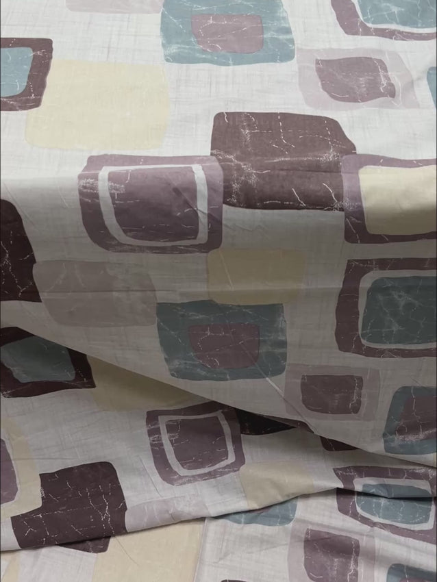 Pure Decor Pure Cotton Queen Size Double Bedsheet