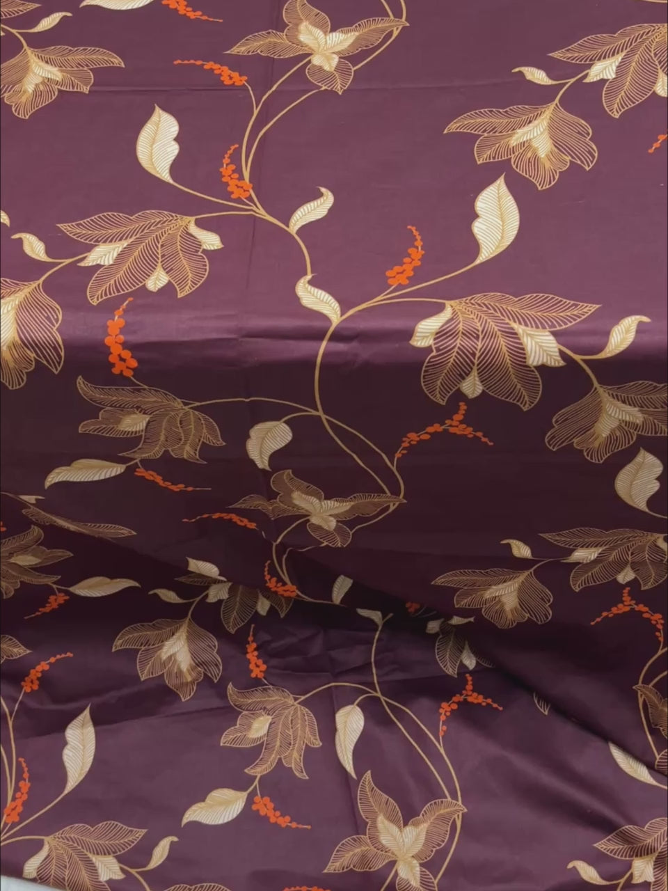A-4873 - Pure Cotton 180 TC Single Bedsheet (173X236) with Two Pillow Covers (43X69)