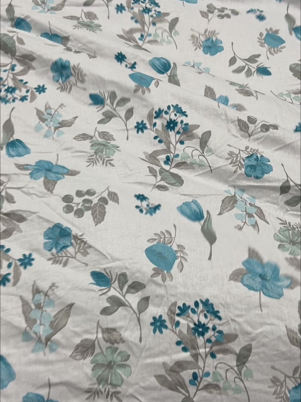 A-4251 Pure Cotton 180 TC King Size Double Bedsheet (274X274) with Two Pillow Covers (50X76)