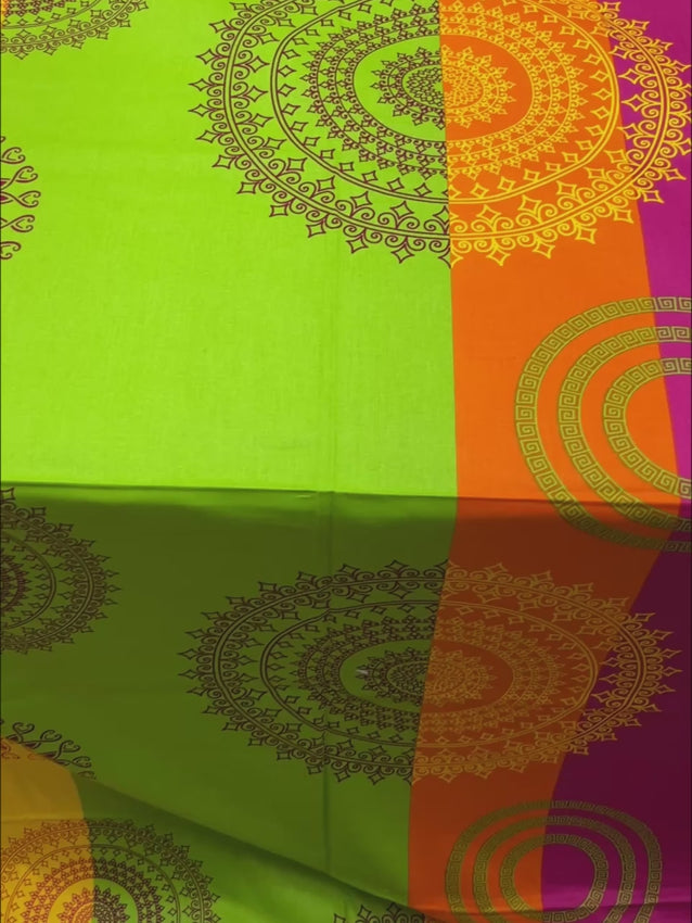 Pure Decor Pure Cotton Queen Size Double Bedsheet