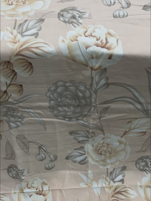 Pure Decor Polycotton Queen Size Double Bedsheet
