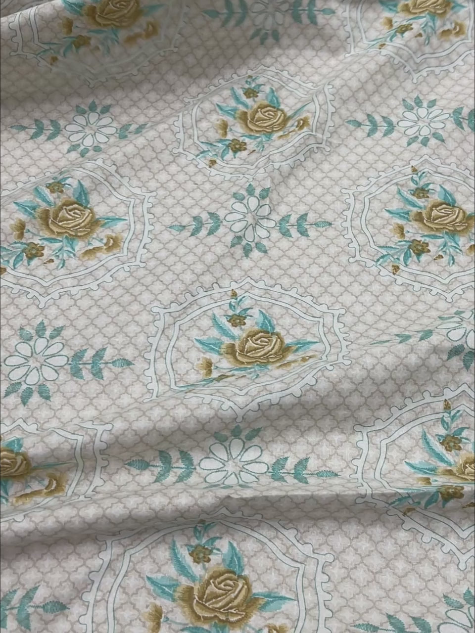 Pure Decor Pure Cotton King Size Fitted Bedsheet
