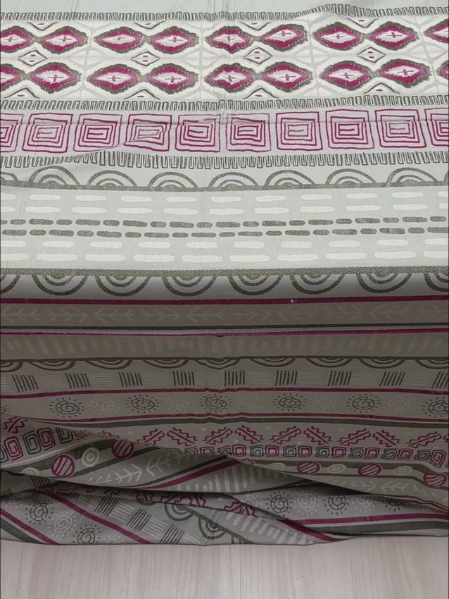 Pure Decor Pure Cotton King Size Double Bedsheet