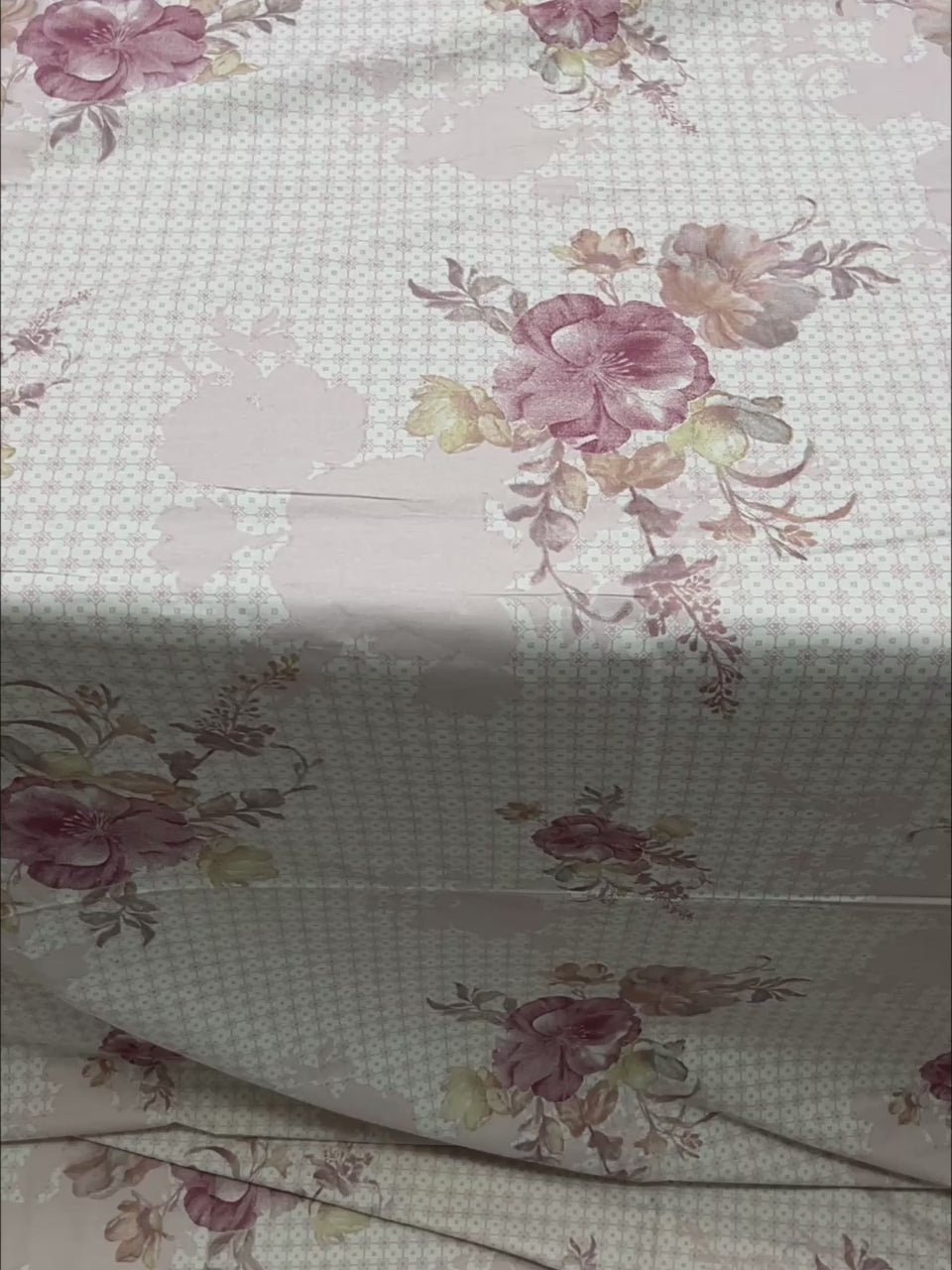 A-4508 - Pure Cotton 250 TC Queen Size Double Bedsheet (228X254) with Two Pillow Covers (43X68)
