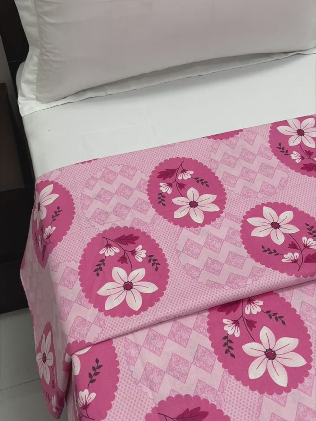 Pure Decor Pure Cotton King Size Duvet Cover with Zipper