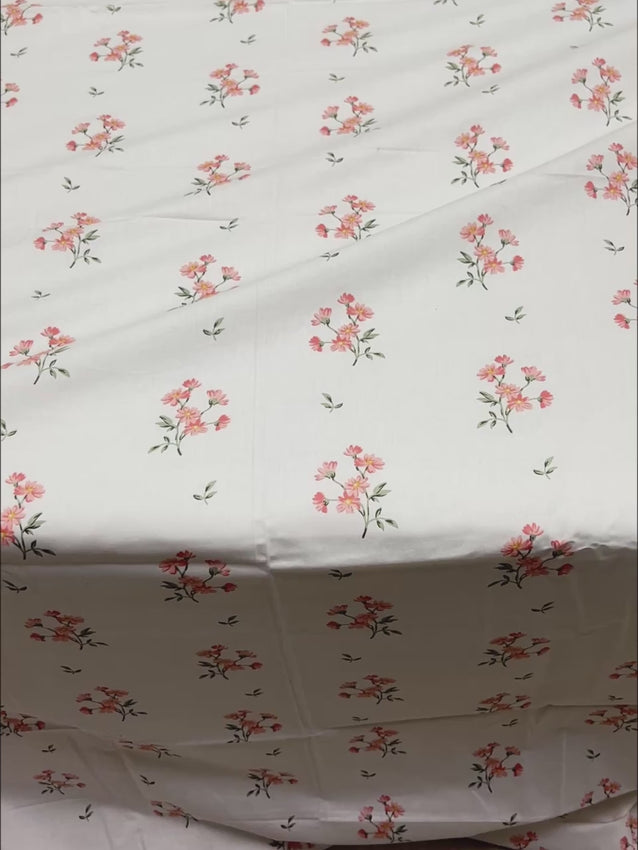 Pure Decor Pure Cotton Queen Size Double Bedsheet