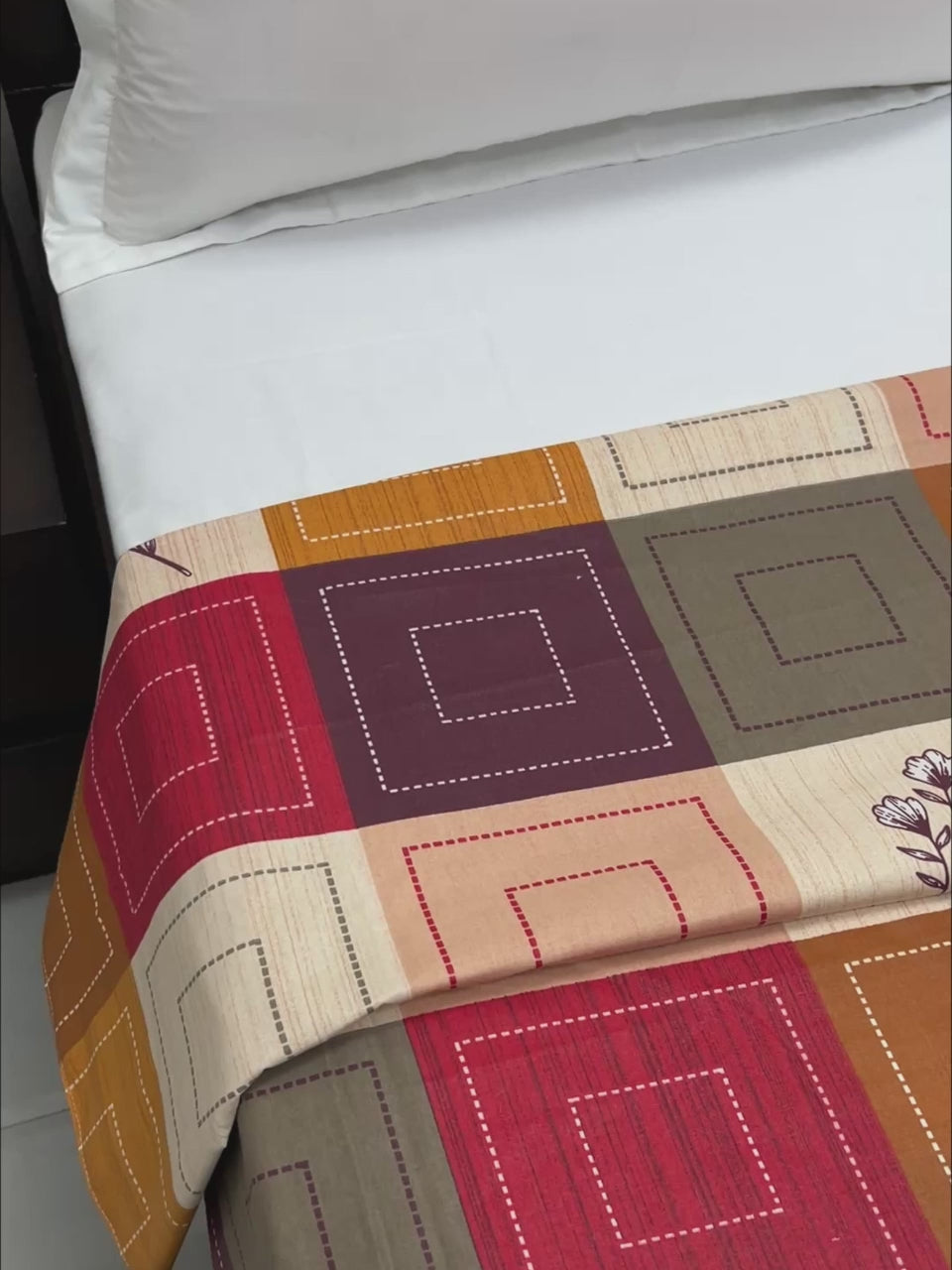Pure Decor Pure Cotton King Size Duvet Cover with Zipper