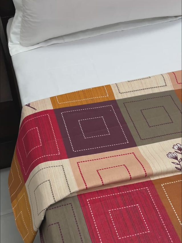 Pure Decor Pure Cotton King Size Duvet Cover with Zipper