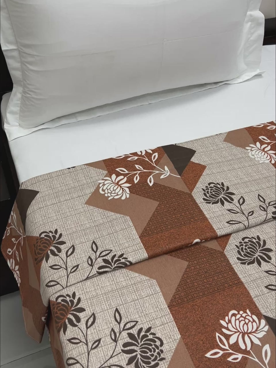 A-4701 - Pure Cotton 180 TC King Size Duvet Cover / Razaai Cover / Quilt Cover / Dohar Cover (223X243) for Double Bed Size with Heavy Zipper