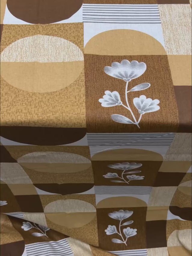 Pure Decor Pure Cotton Queen Size Double Bedsheet