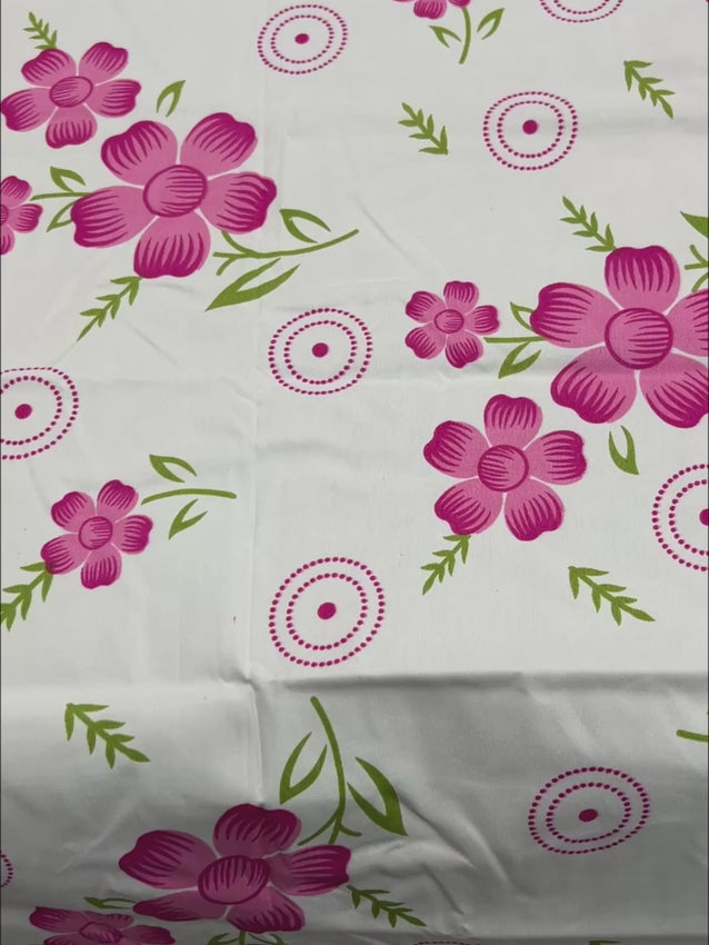 Pure Decor Polycotton Queen Size Double Bedsheet