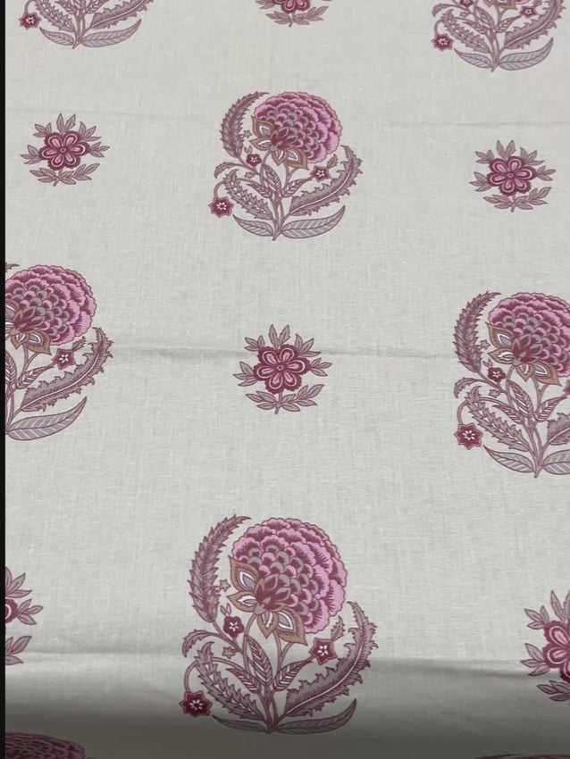 Pure Decor Pure Cotton Queen Size Double Bedsheet