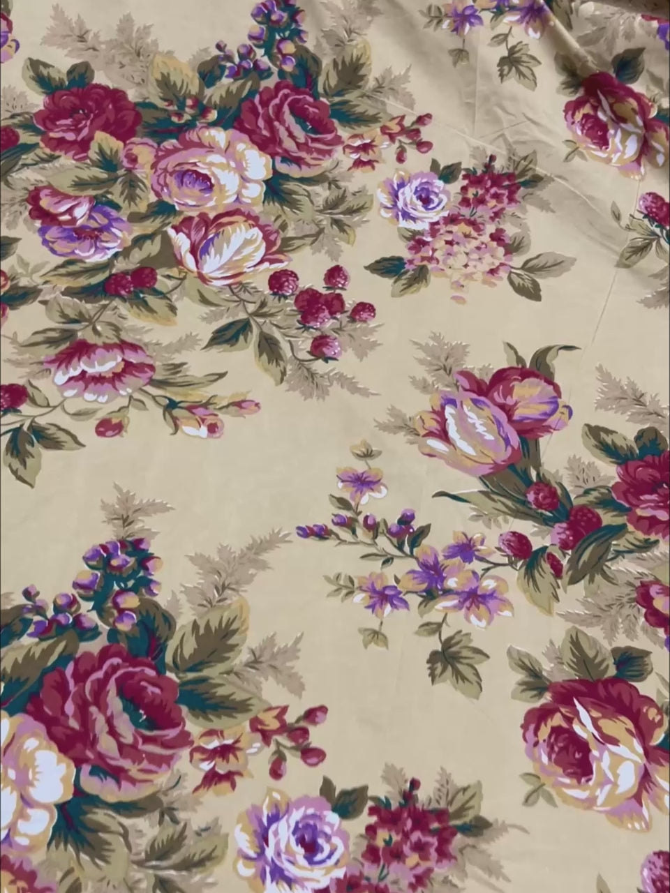 A-3402- Poly Cotton 130 GSM King Size Fitted Bedsheet (183X193) with Two Pillow Covers (45X68)