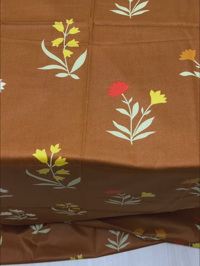Pure Decor Pure Cotton Queen Size Double Bedsheet