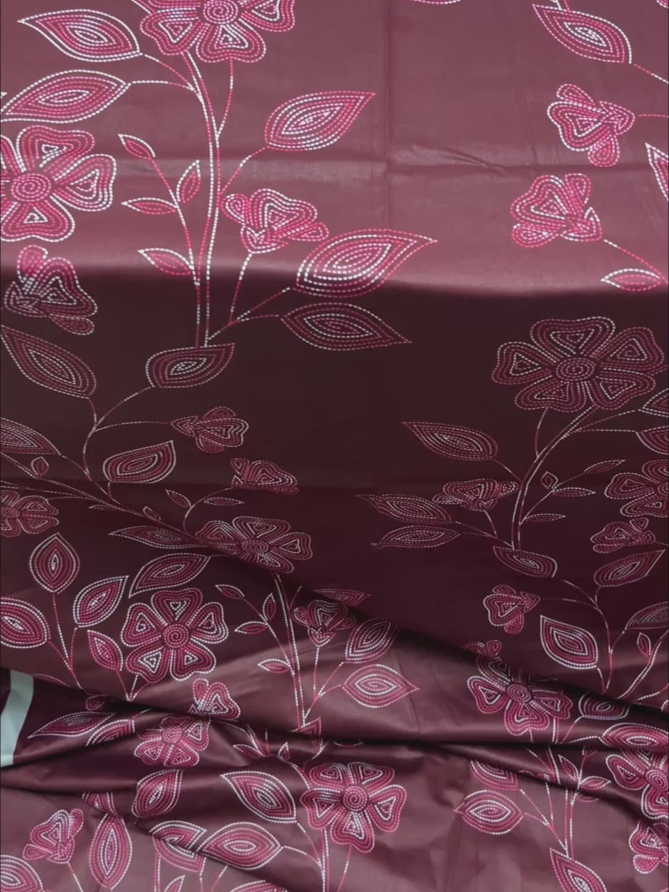 A-4569 - Pure Cotton 180 TC King Size Double Bedsheet (274X274) with Two Pillow Covers (50X76)