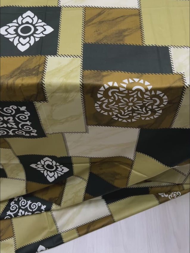 Pure Decor Pure Cotton Queen Size Double Bedsheet