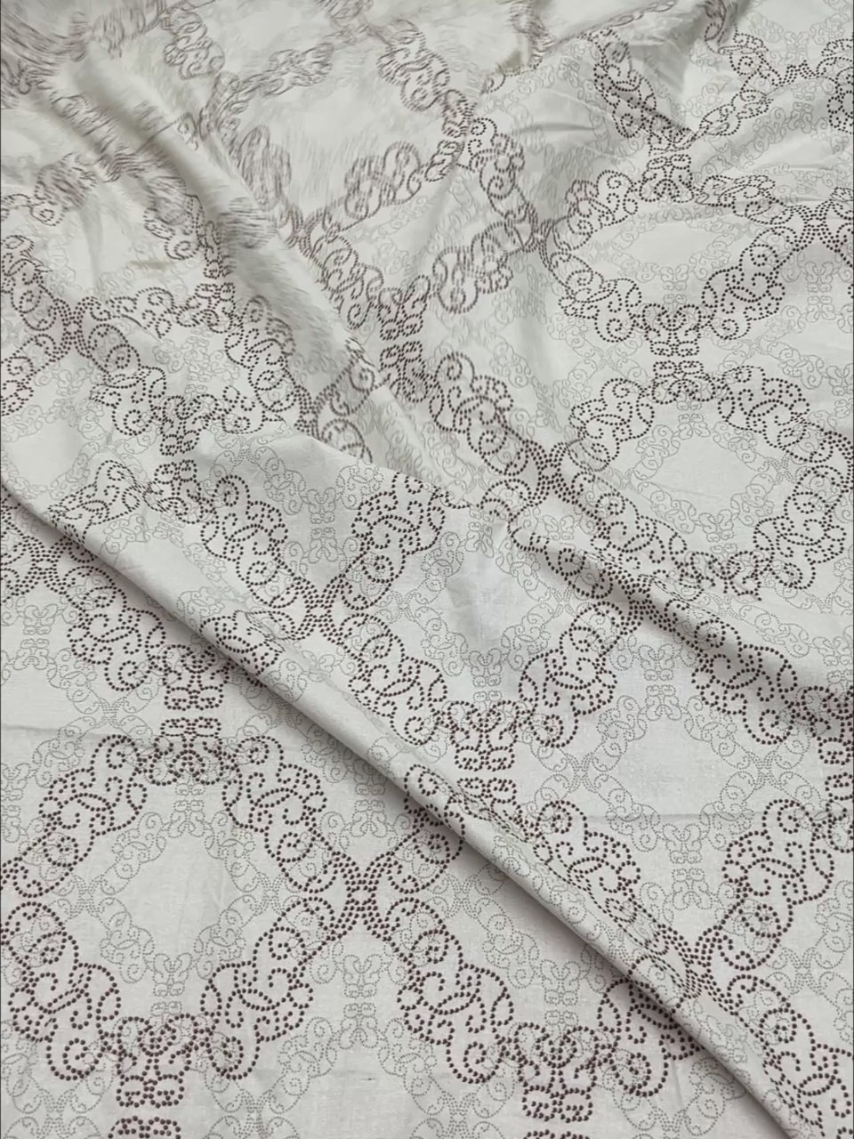 Pure Decor Pure Cotton King Size Fitted Bedsheet
