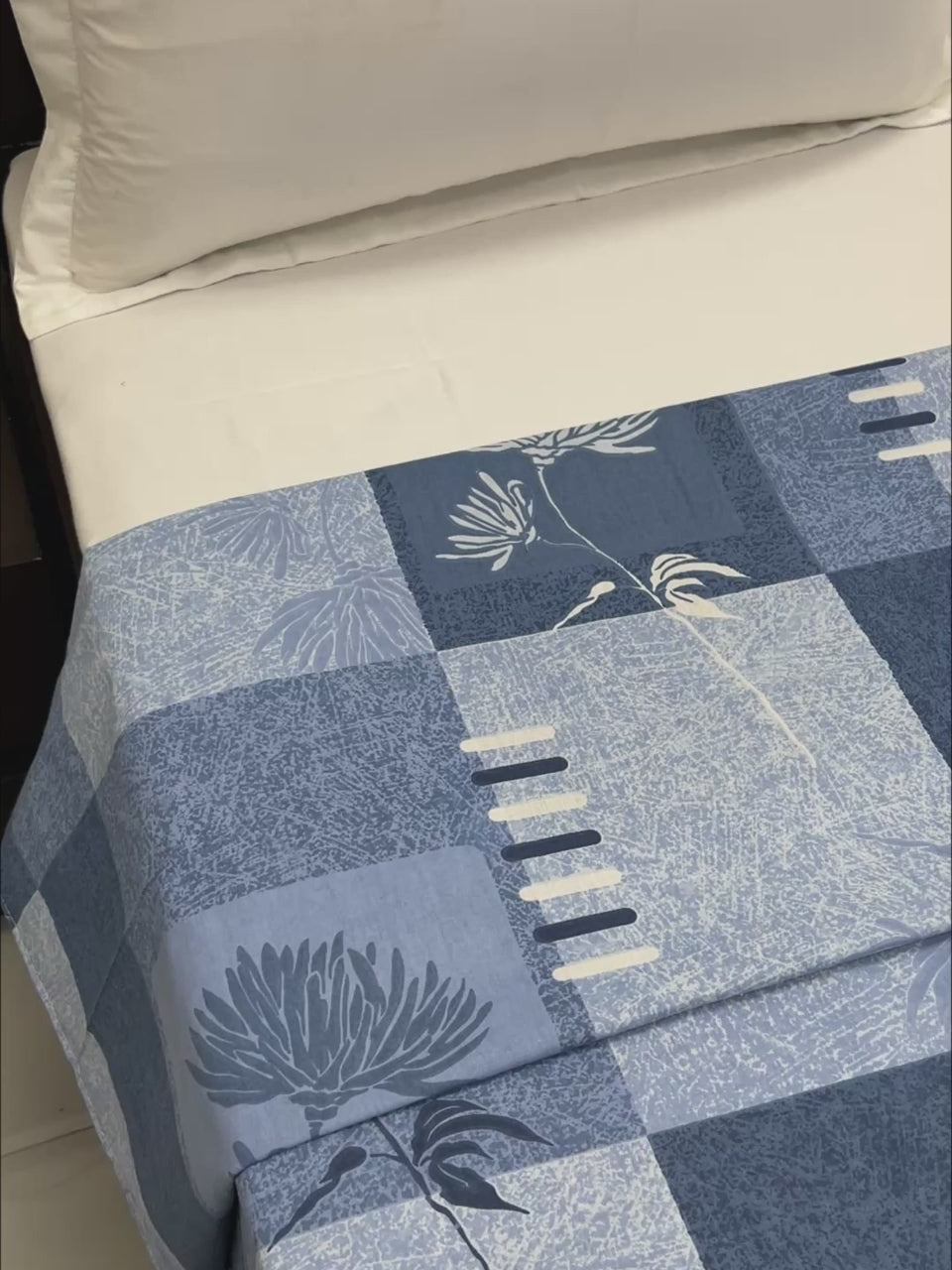 A-4714 - Pure Cotton 180 TC King Size Duvet Cover / Razaai Cover / Quilt Cover / Dohar Cover (223X243) for Double Bed Size with Heavy Zipper