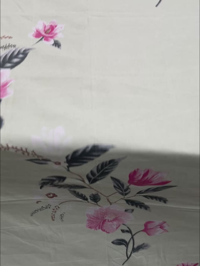 Pure Decor Polycotton Queen Size Double Bedsheet