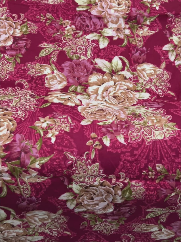Pure Decor Polycotton King Size Double Bedsheet