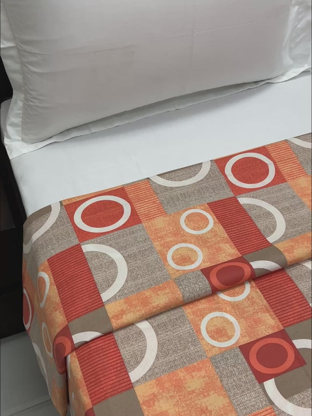 Pure Decor Pure Cotton King Size Duvet Cover with Zipper
