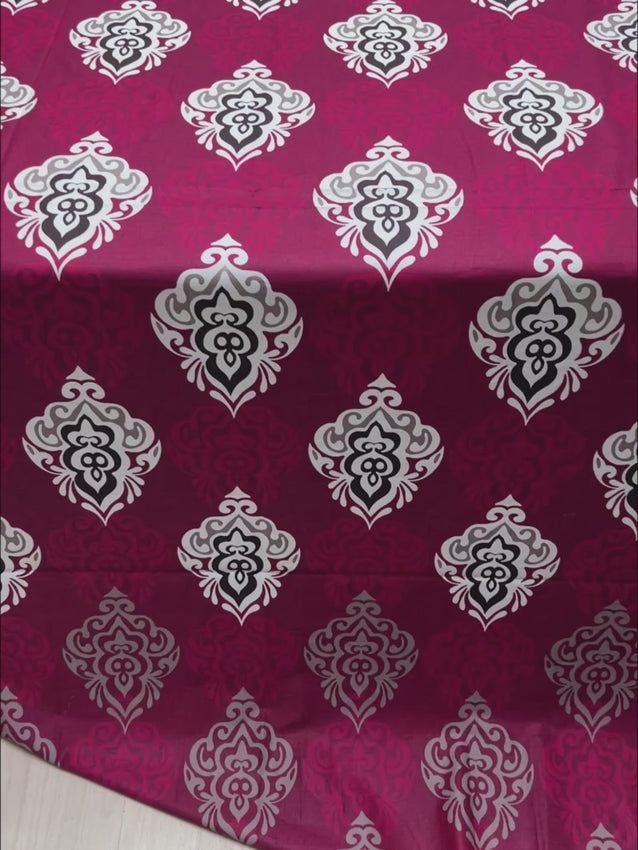 Pure Decor Pure Cotton Queen Size Double Bedsheet