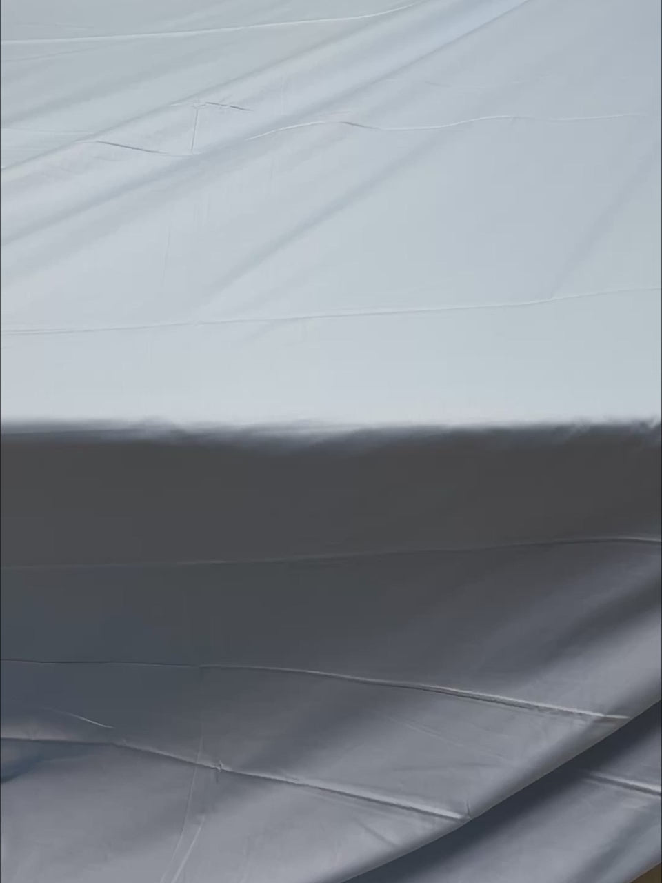 A-4889 - Pure Cotton 400 TC King Size Plain Double Bedsheet (274X274) with Two Pillow Covers (50X76)