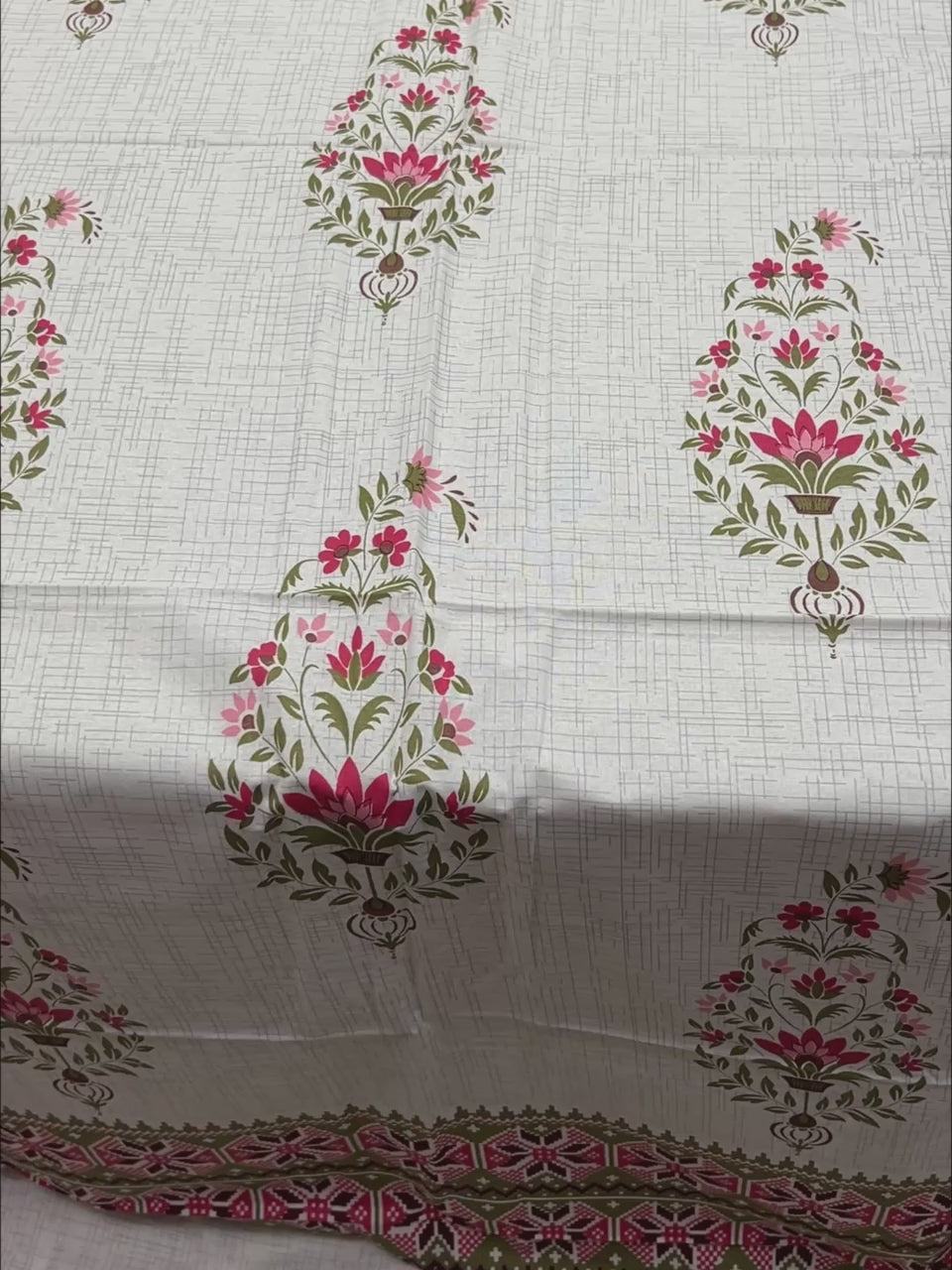 Pure Decor Pure Cotton King Size Double Bedsheet