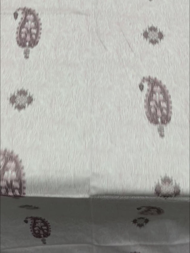 Pure Decor Pure Cotton Queen Size Double Bedsheet
