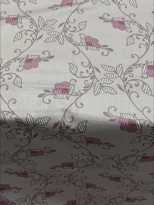 Pure Decor Pure Cotton King Size Double Bedsheet